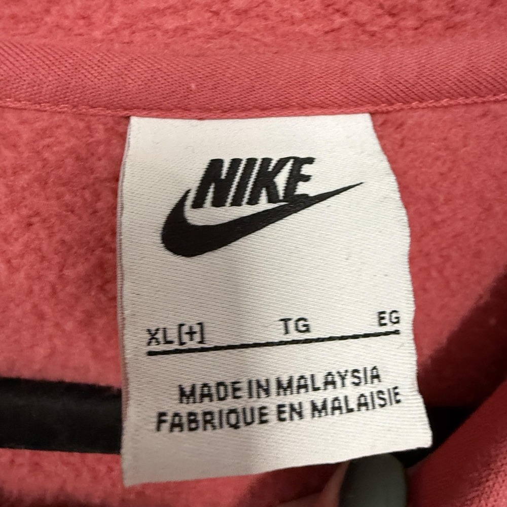Nike Hoodie Girls XL Pink Fleece Cropped Pullover Swoosh Logo DM8888-622 - Picture 4 of 16